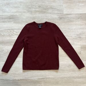 Mercer & Madison 100% Italian Merino Wool Sweater Maroon Women's-Size PL